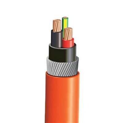 SAA مصدقہ اسٹیل وائر آرمرڈ XLPE سرکلر اورنج کیبل 0.6/1KV